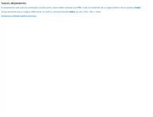 Tablet Screenshot of caldereriasanga.com